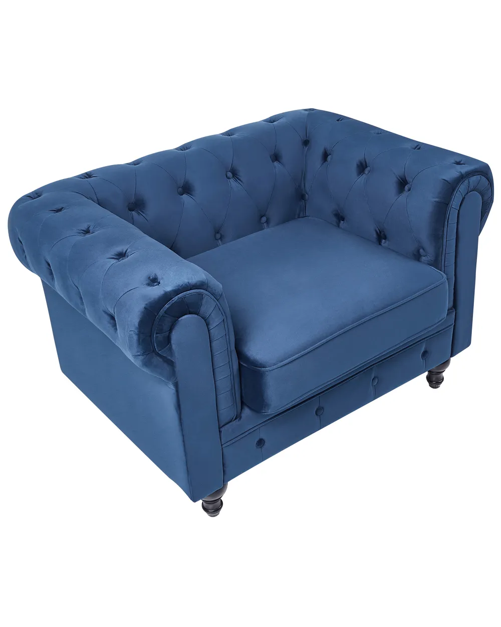 Nojatuoli CHESTERFIELD Sametti Laivastonsininen_1042250