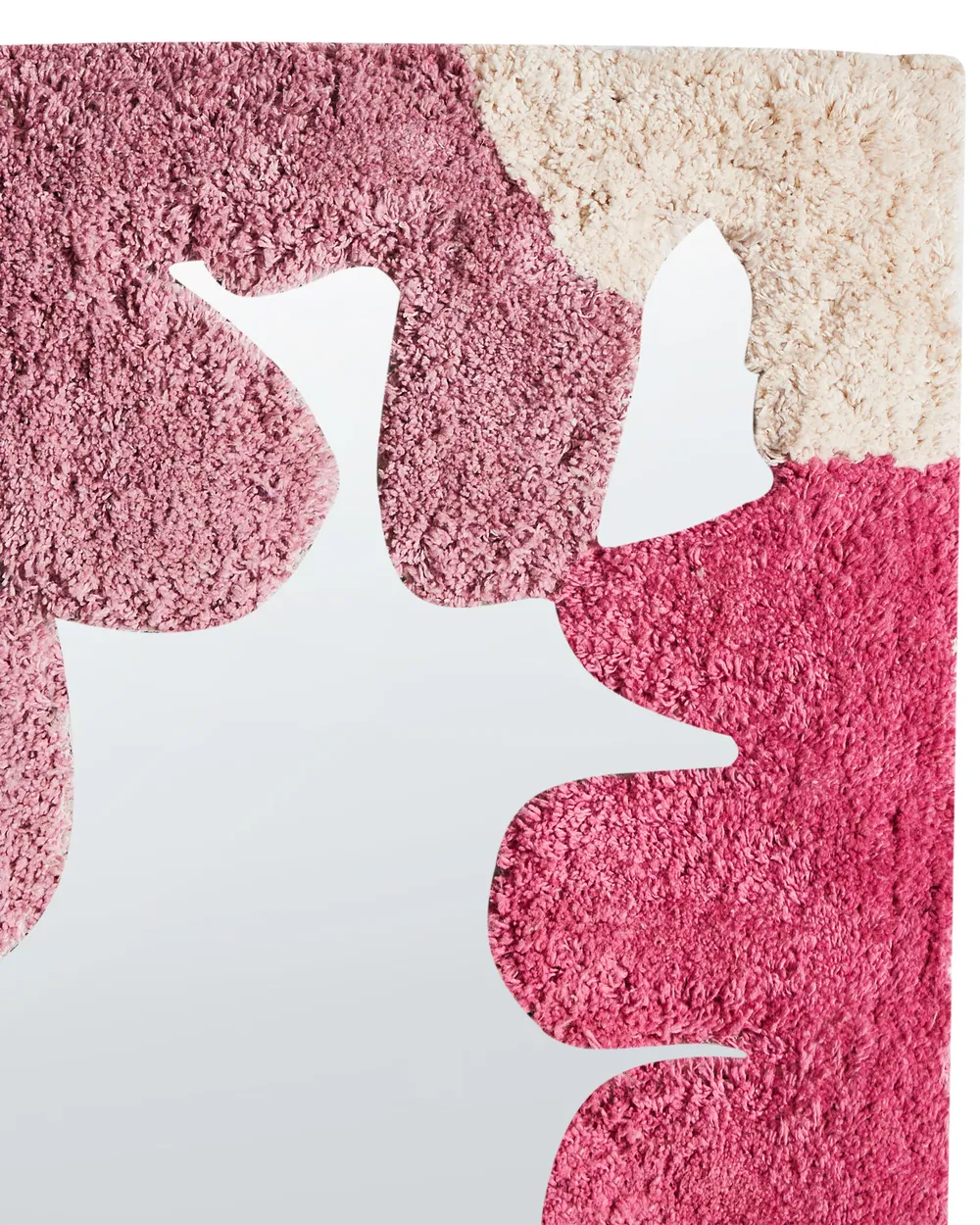 Wall Mirror CAGERI 41 cm 75 cm Cotton Pink_992426