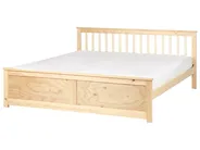 Bed Pine Wood OLENDON 180 x 200 cm (EU Super King) Light Brown_954947