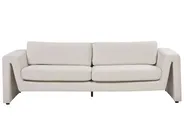 Sofa 3 Seater MAUNU Velvet Light Beige_895151
