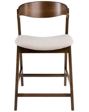 Set med 2 barstolar LILLY Brun/ Beige_1060252