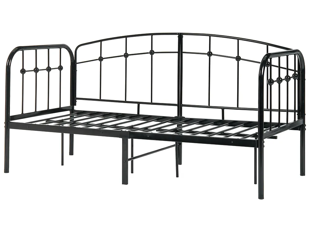 Sohvasänky Metalli ARRIEN 90 x 200 cm Musta_1141622