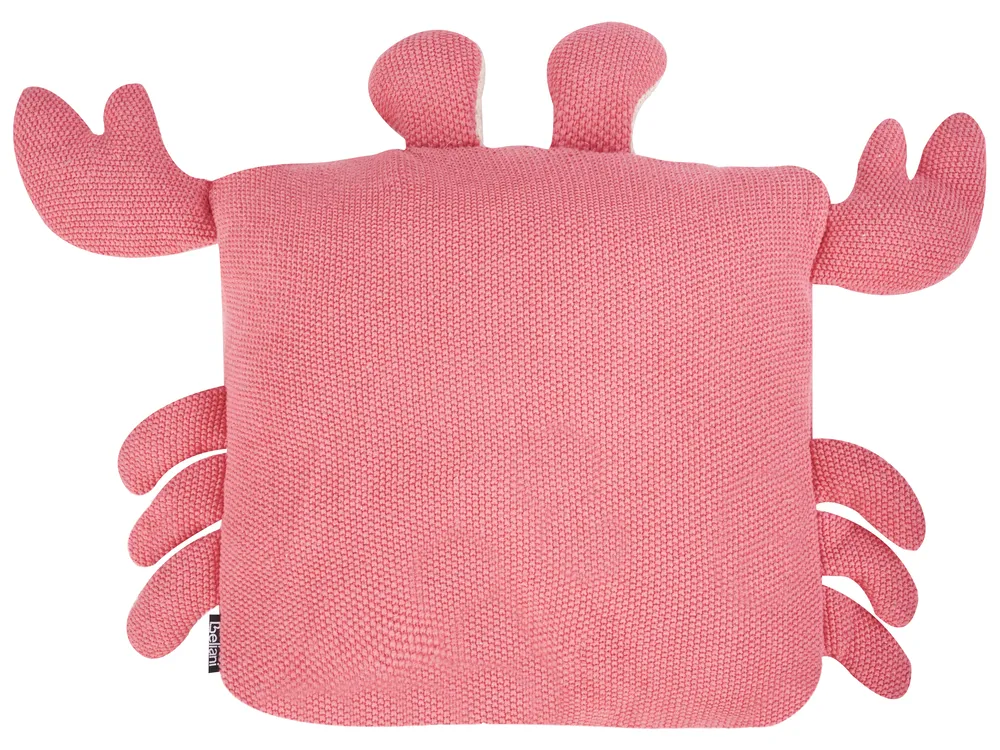 Set of 2 Decorative Cushions JARGALLI 35 x 35 cm Cotton Crab Pink_941672