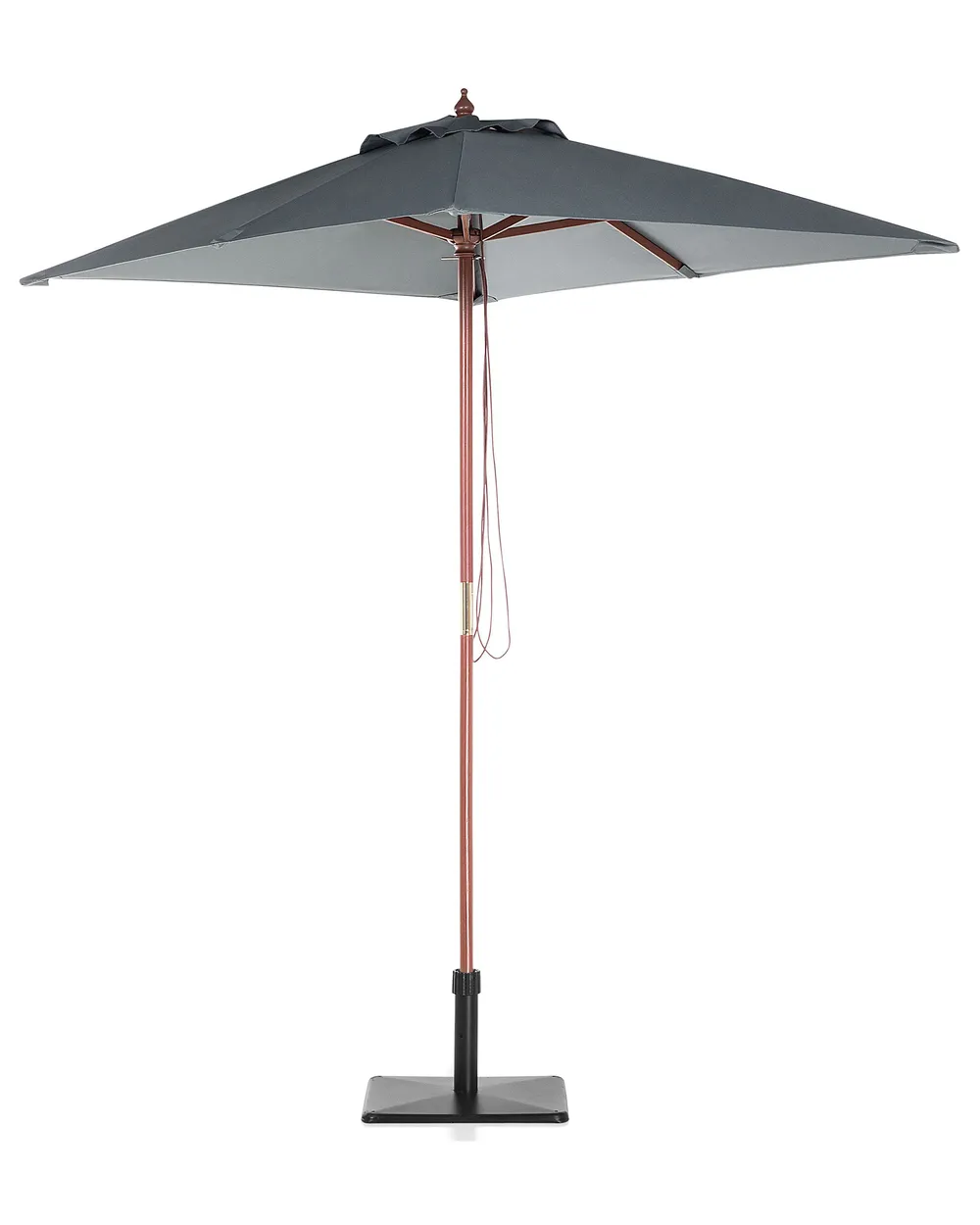 Market Parasol 195 cm FLAMENCO Dark Grey_690291