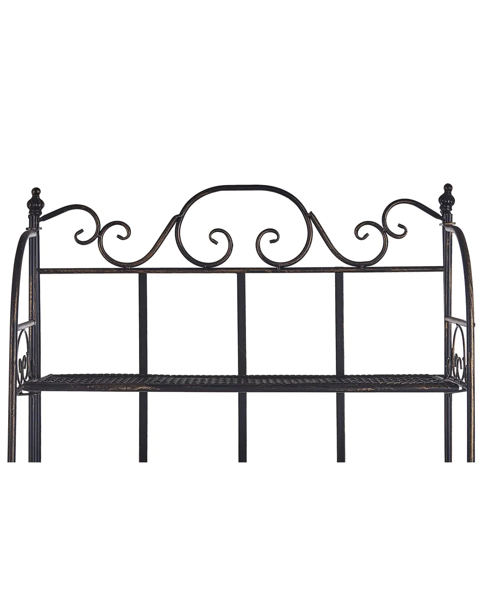 Hyllykkö ISERNIA 61 cm 155 cm Metalli Musta_791368