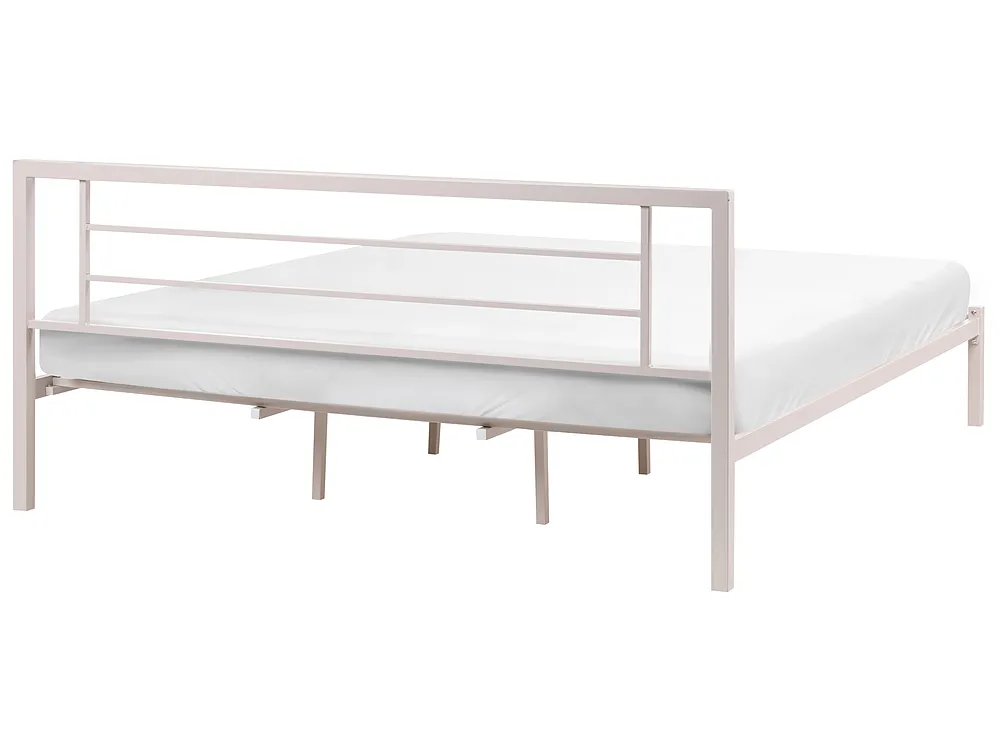 Sänky Metalli CUSSET 180 x 200 cm Vaaleanbeige_1162103