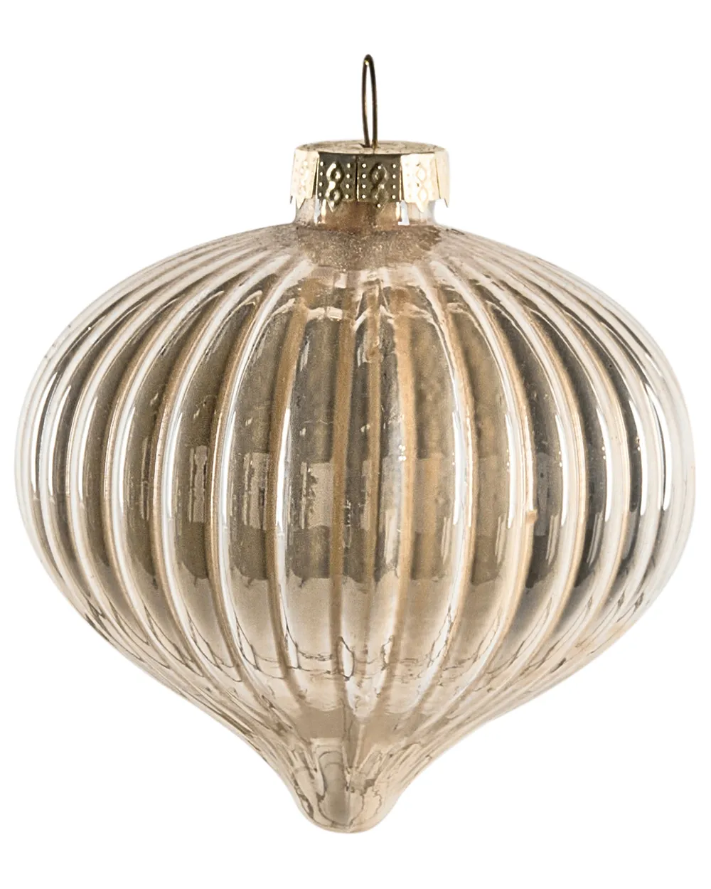 Set of 24 Baubles WINTERLIGHT Glass Rose Gold_1028482