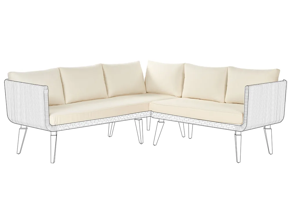 Outdoor Cushion Cover Set ALCAMO Light Beige