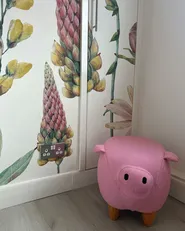 Djurpuff PIGGY Gris Rosa_972790