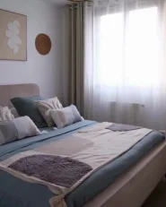 Duvet Cover Set AVONDALE 155 x 220 cm Sateen Cotton Grey_997308