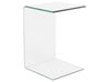 Side Table LOURDES Tempered Glass Transparent