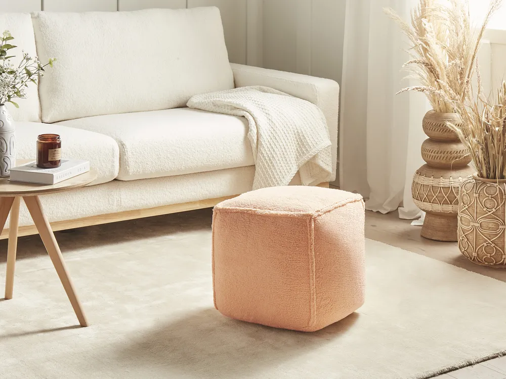 Pouffe ALIPUR Boucle Orange_1080913