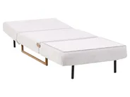 Single Sofa Bed JERSLEV Fabric Off-White_1009890