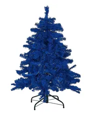 Artificial Christmas Tree FARNHAM 120 cm Blue_813175