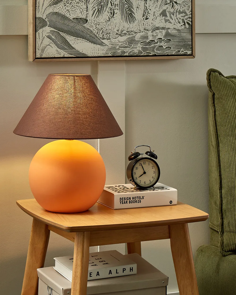 Table Lamp LIMIA Ceramic Orange