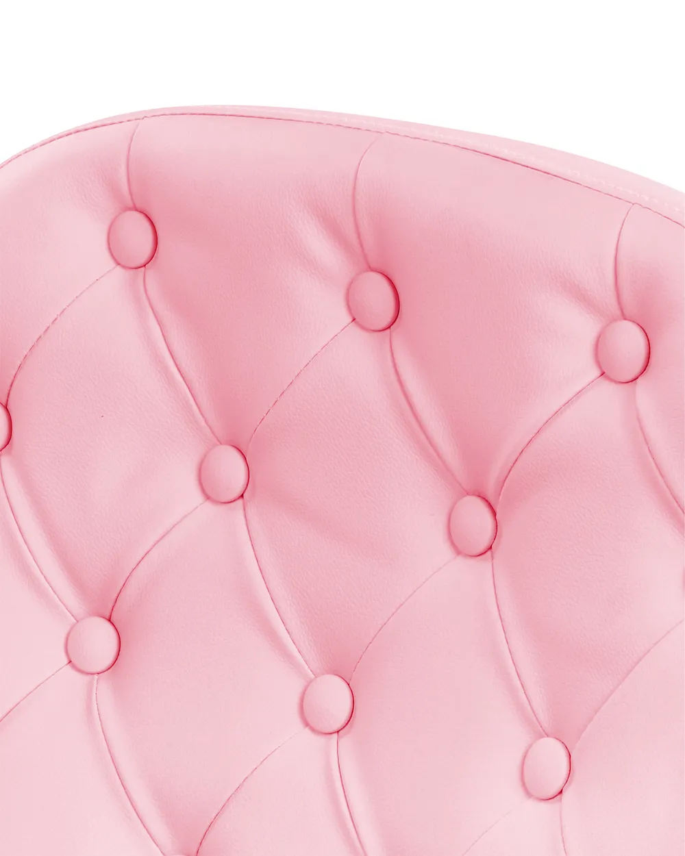 Desk Chair PRINCESS Faux Leather Pink_1082173