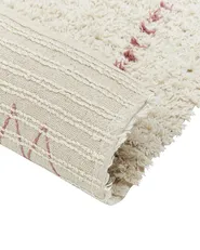 Rug BETTIAH Beige 140 x 200 cm Cotton_839204