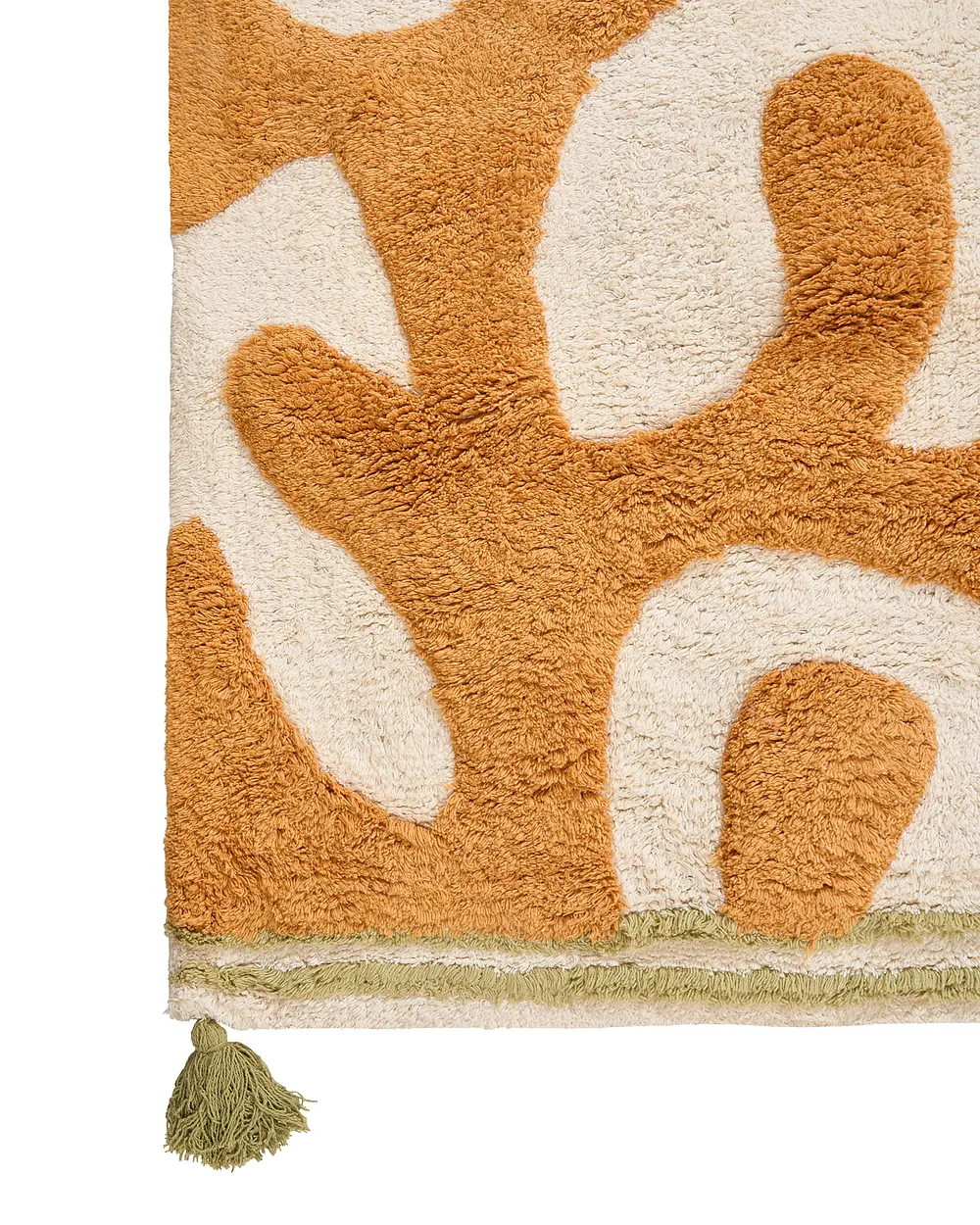 Barneteppe JAJPUR  Lys beige 140 x 200 cm Bomull_1155048