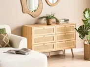 6 Drawer Chest NIVO Light Brown_997987