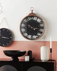 Wall Clock ALLOZA 44 cm Black_827791