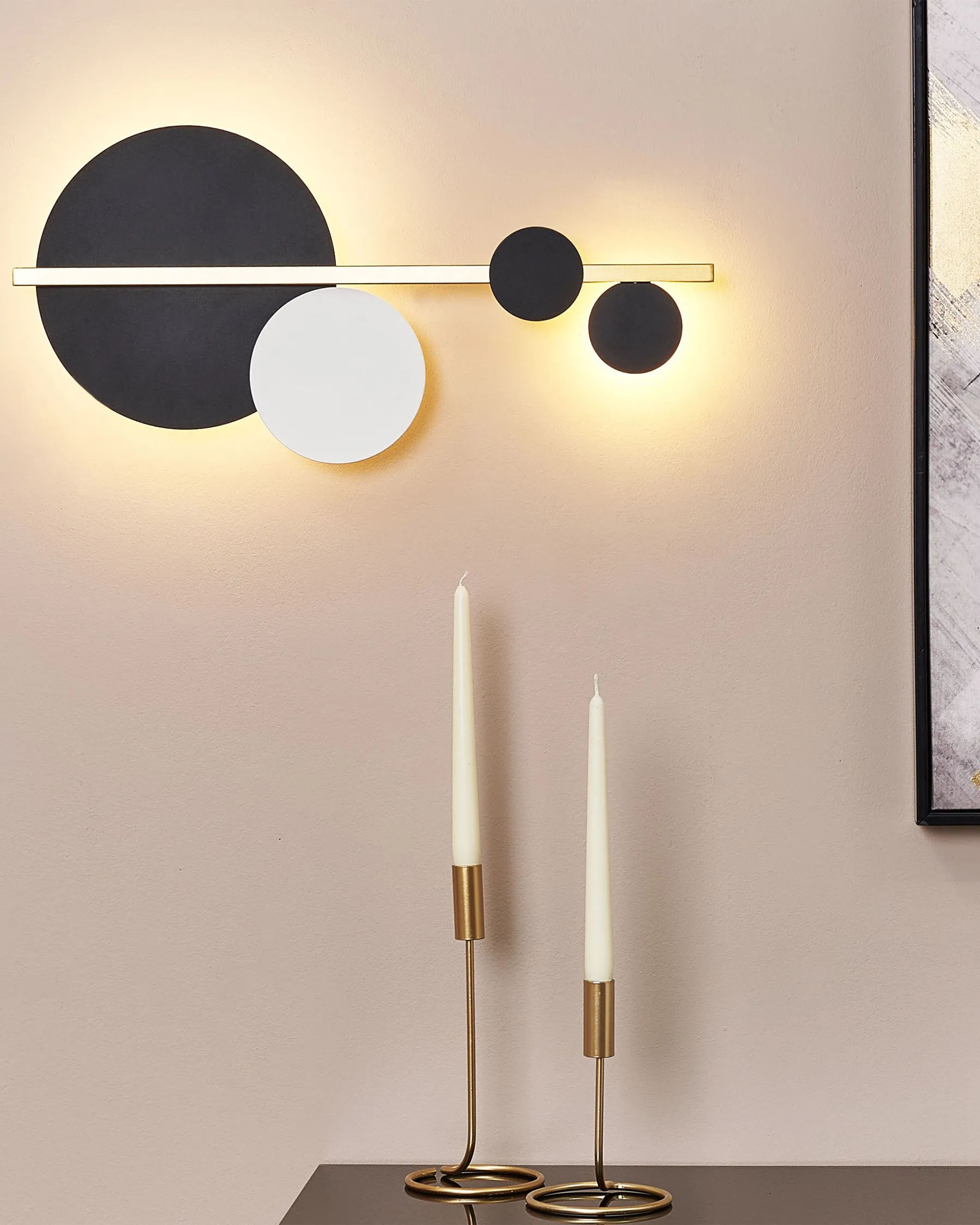 LED Wall Lamp PARITA Metal Black_866950