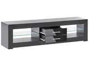 TV Stand with LED ESQUIMALT Black_1030887