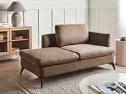 Högervänd schäslong SIEVOZ Brun_978699