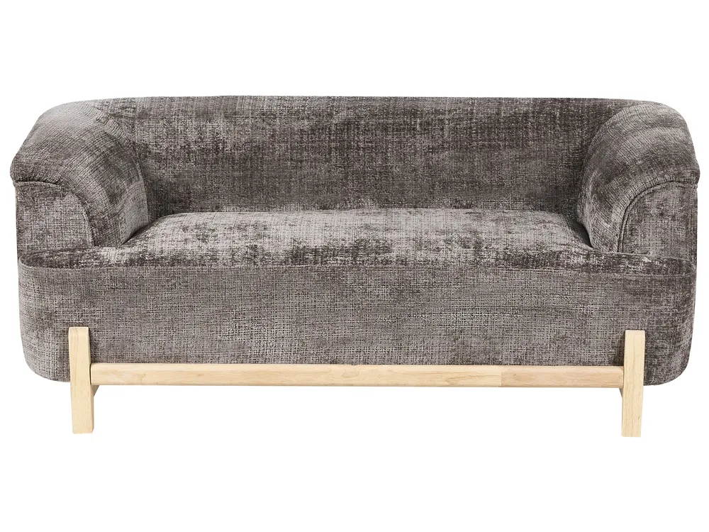 Living Room Set 5 Seater ALNOR Chenille Brown_1019080