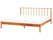 Bed Pine Wood BARRET 180 x 200 cm (EU Super King) Brown_875187