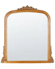 Wall Mirror SUSSEY 75 cm 78 cm Gold_900172