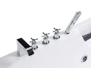 Massagebadkar SAYULA 1700 x 800 mm Vit Vänstervänd_1029515