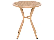 Bistro Set FERLA PE Rattan Light Brown_1079358