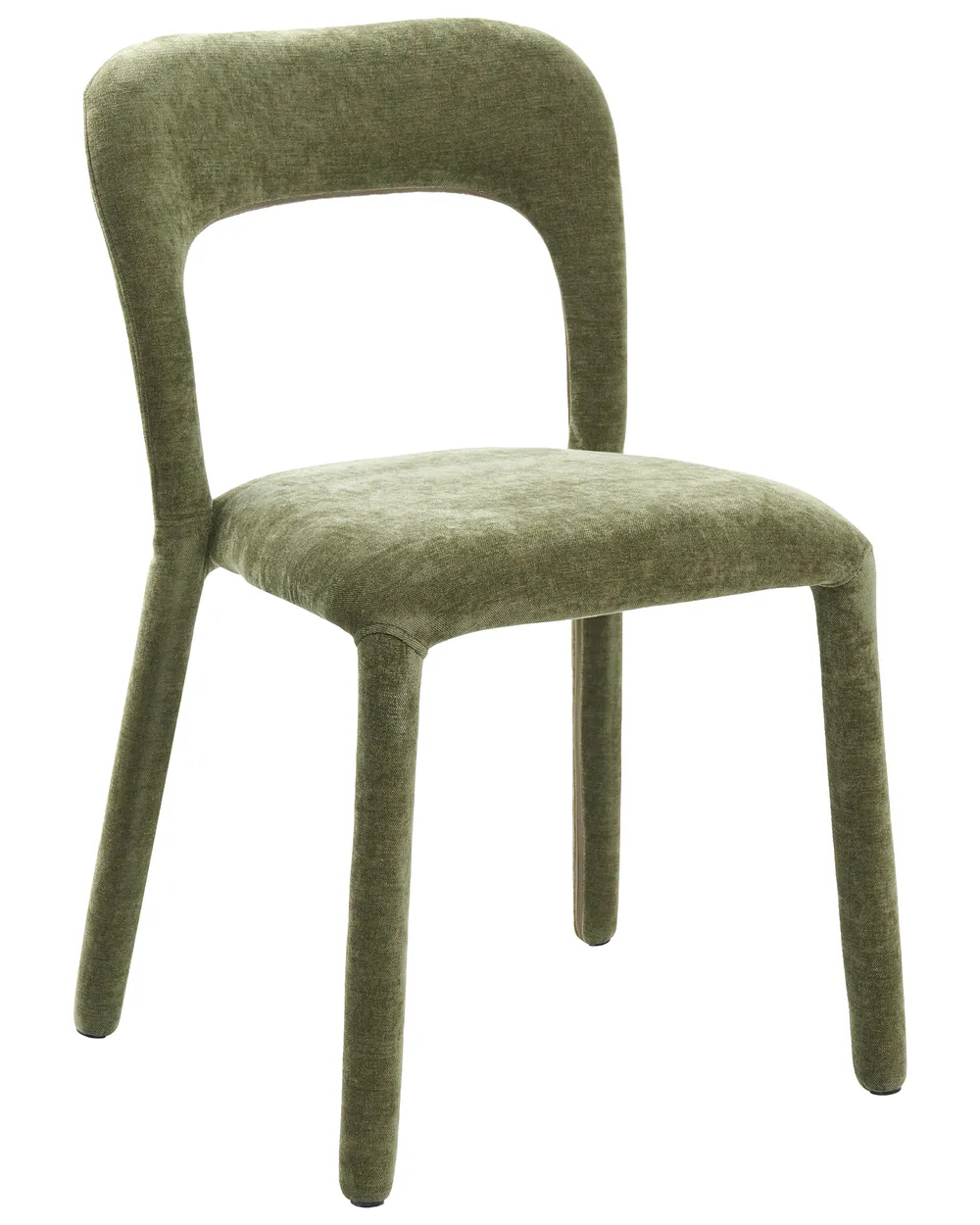Set of 2 Chairs LAKEVILLE Chenille Green_1116922