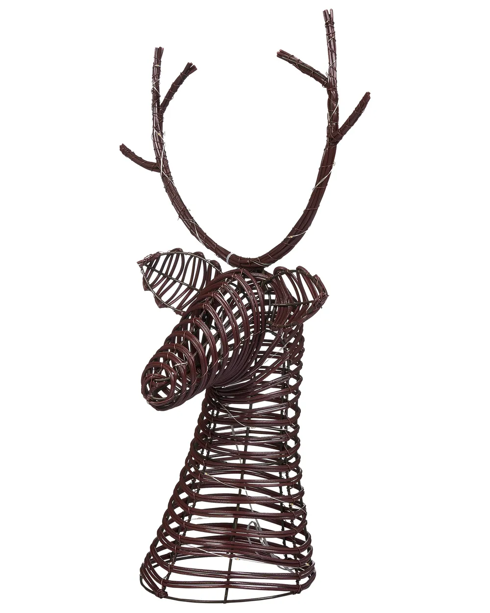 Christmas Decoration LED DYBESO 60 cm Reindeer Dark Brown_1015327