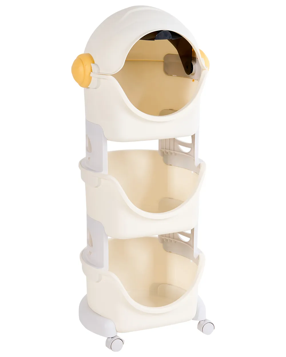 Leluhyllykkö BAWLEY Astronautti 106 cm pyörillä Vaaleanbeige_1124091