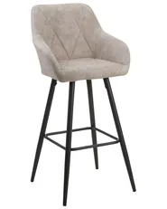 Set med 2 barstolar DARIEN Beige_724438