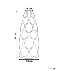 Blomvas AVILA 36 cm Stengods Vit_723139