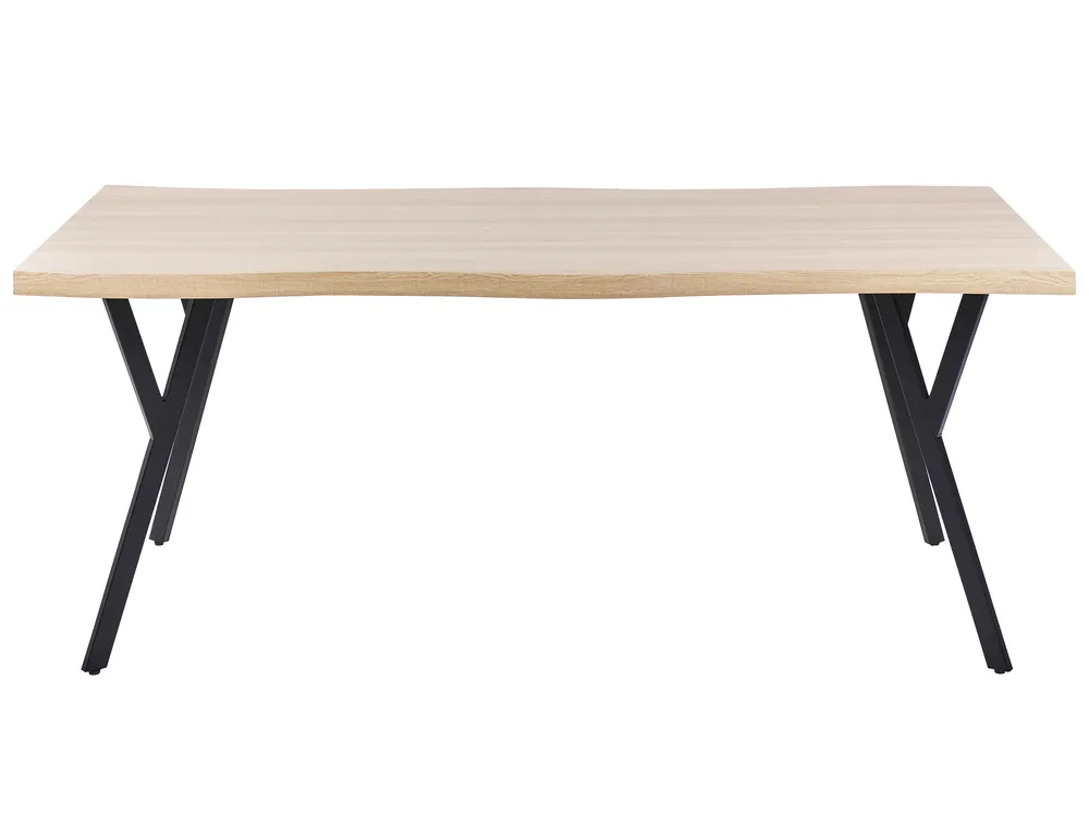 Dining Table ALTON Light Brown 180 cm 90 cm_886513