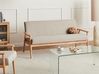 Sofa 3 Seater ESRUM Fabric Light Brown/ Grey