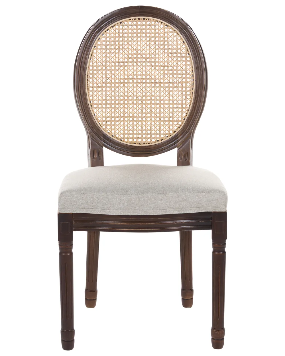 Tuolisetti 2 kpl NIVLOC Puu Tummanruskea/beige_1095727