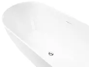 Fristående badkar CEDROS 1600 x 750 mm Vit_1071323