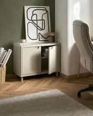 Skänk med 2 dörrar KORVO Ljusbeige_1060822