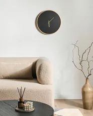 Väggklocka LUCENS 40 cm Svart_1037106