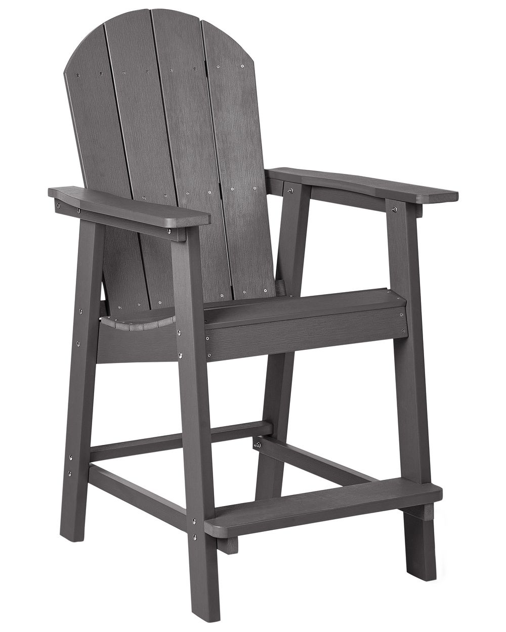 Hage barstol ADIRONDACK Syntetisk materiale Mørkegrå