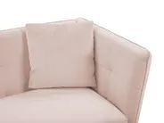 Soffa 3-sits FREDERICA Sammet Rosa_766881