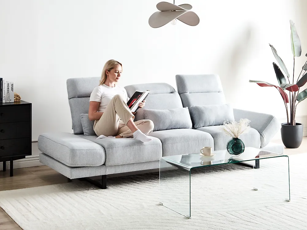 Soffa 3-sits IKAST Ljusgrå_1184531