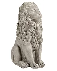 Hagestatue LEONE Løve Lysegrå_1150339