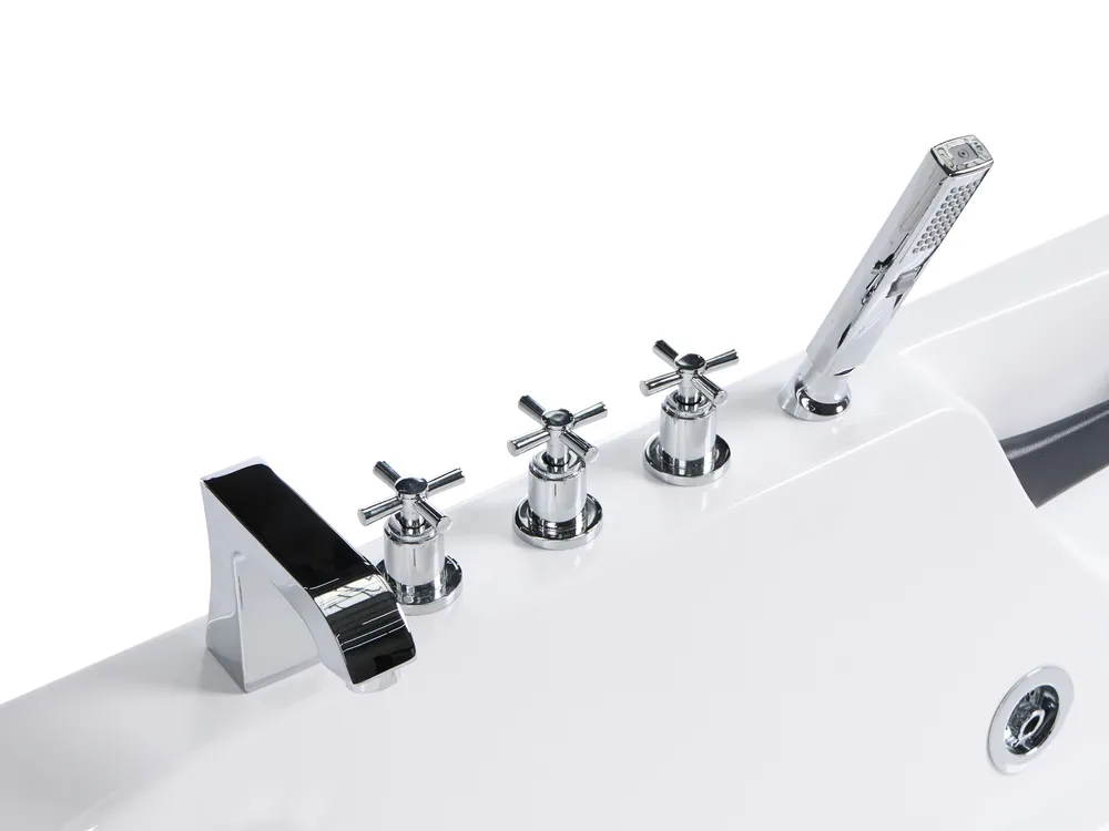 Massagebadkar SAYULA 1700 x 800 mm Vit Vänstervänd_1029515