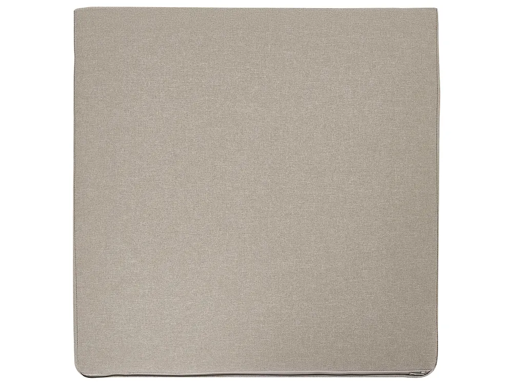 Trädgårdshörnsoffa med bord 5-sits FIVIZZANO Akaciaträ Beige_1159272
