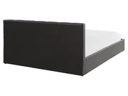 Ottoman Bed DREUX Faux Leather Dark Grey 160 x 200 cm (EU King Size)_793194